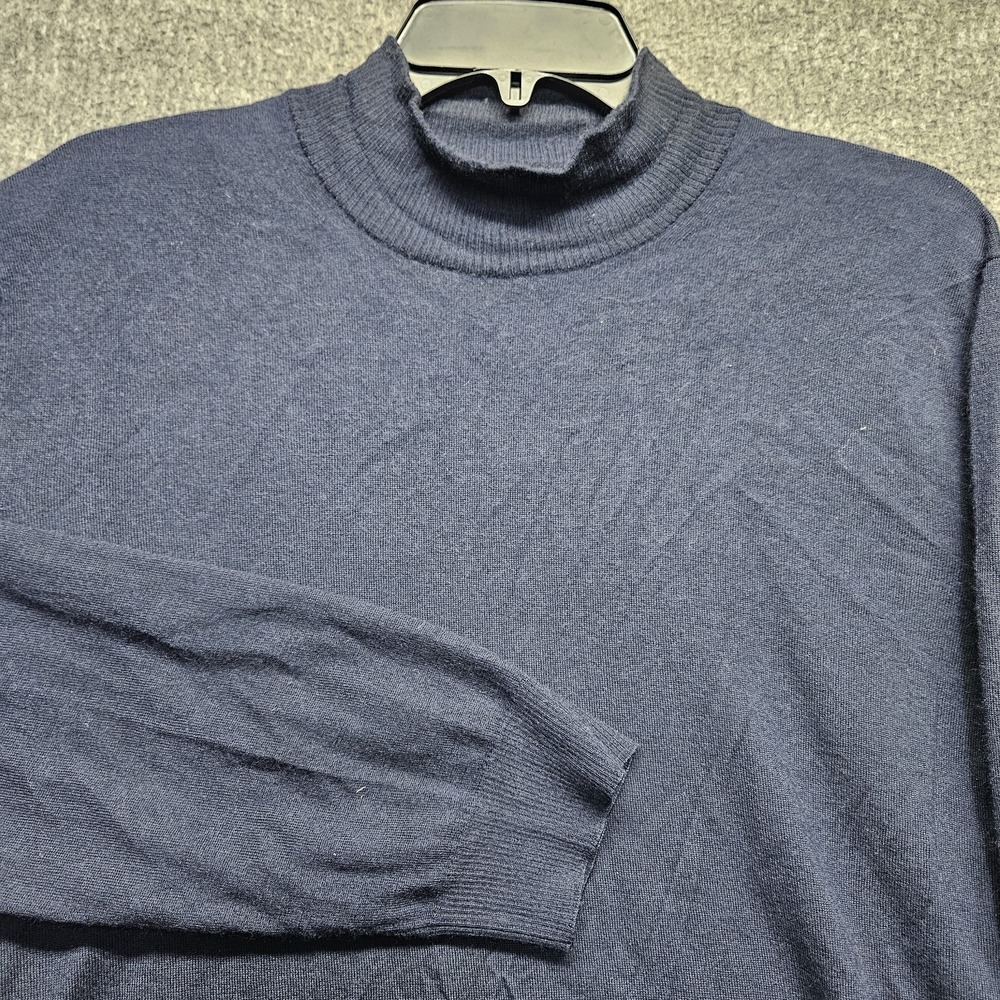 Saks Fifth Avenue Blue Cashmere Sweater Size XL -Wild About Cashmere Italy